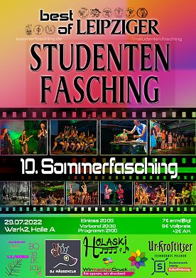 Sommerfasching - Freitag, 29. Juli 2022